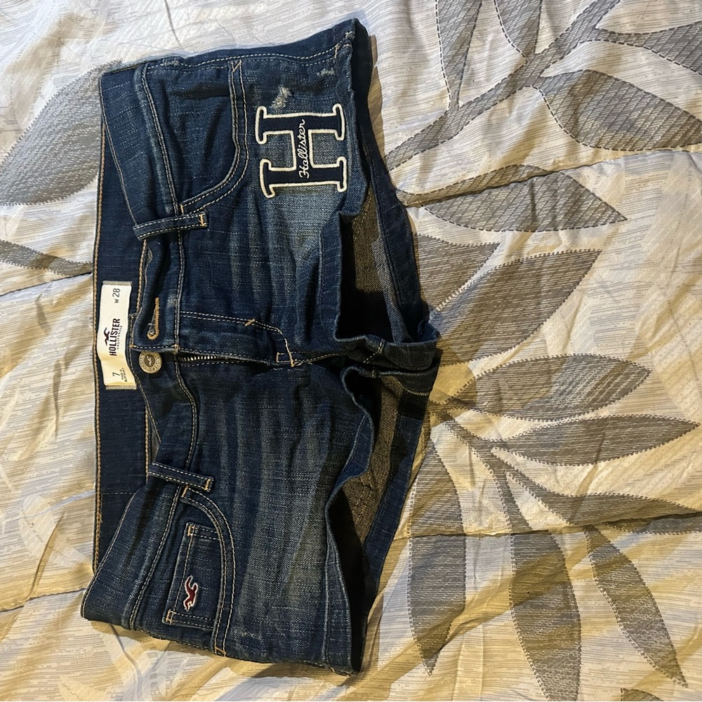Hollister Dark Wash Denim Shorts